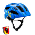 Indlæs billede i gallerifremviser, Crazy Safety Cykelhjelm Blå / M (54-58cm) Friends børnehjelm med lys