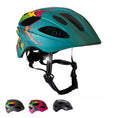 Indlæs billede i gallerifremviser, Crazy Safety Cykelhjelm Blue Splash / M (54-58cm) Wild Brush børnehjelm med lys