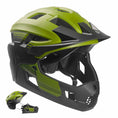Indlæs billede i gallerifremviser, Crazy Safety Cykelhjelm Grøn / M (54-57cm) TITAN fullface cykelhjelm