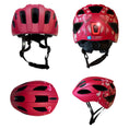 Indlæs billede i gallerifremviser, Crazy Safety Cykelhjelm Heartbeat Stripes børnehjelm med lys