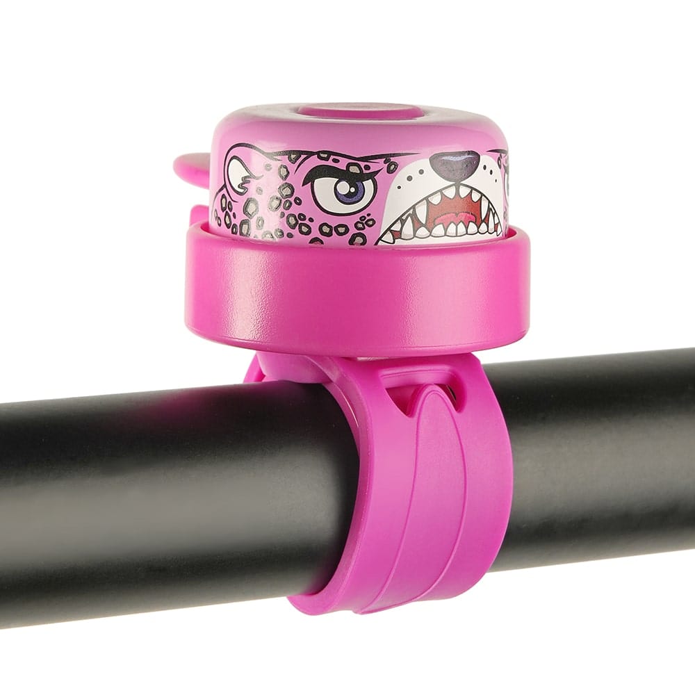 Crazy Safety Ringeklokke Pink Leopardcykelklokke